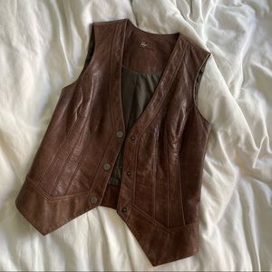 Vintage Leather Vest